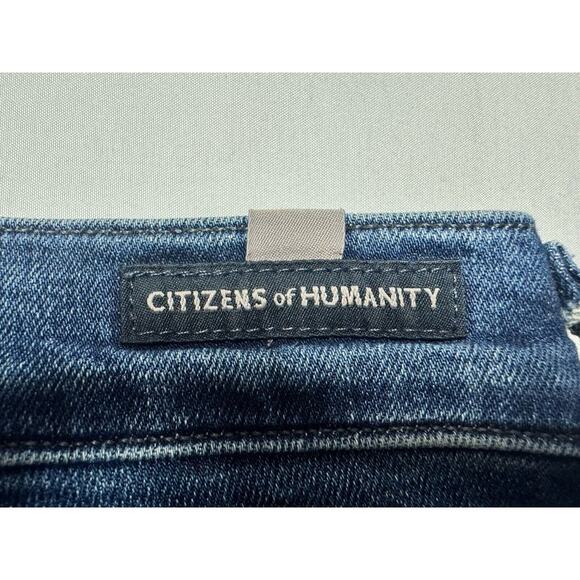 Citizens of Humanity Women's Harlow Ankle Hi Rise Slim Blue Jeans - Size 26x27 - Picture 4 of 10